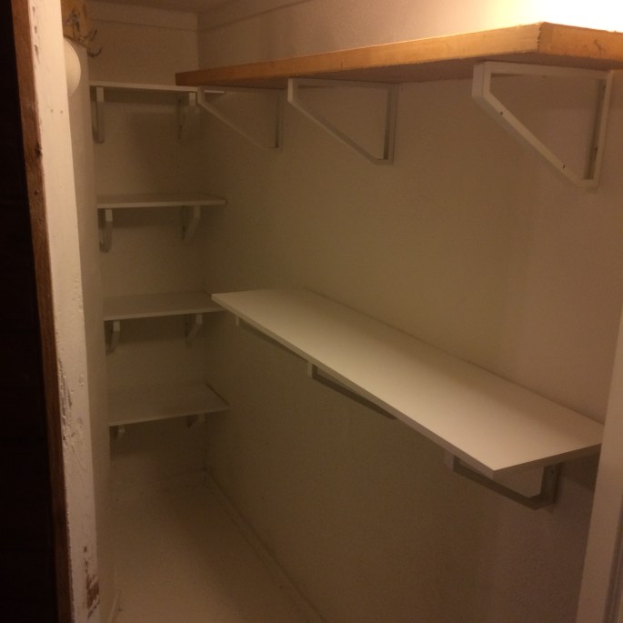 Handyman Rob Brown delivers handy services for shelf installation in Vancouver, BC. He carefully measures, cuts and installs shelves for closets and garages.